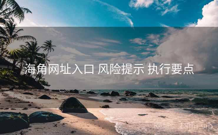 海角网址入口 风险提示 执行要点