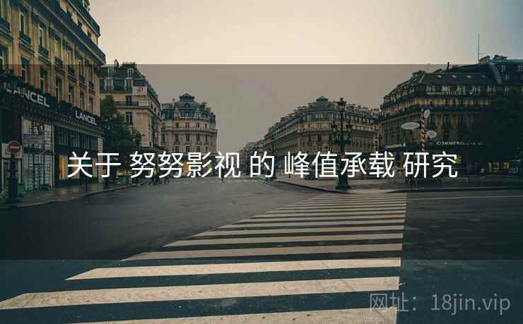关于 努努影视 的 峰值承载 研究