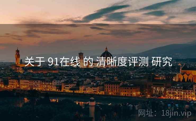 关于 91在线 的 清晰度评测 研究