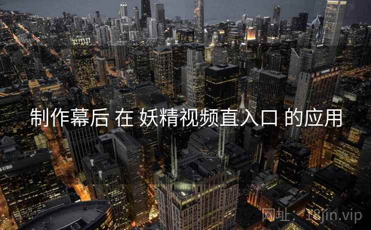 制作幕后 在 妖精视频直入口 的应用