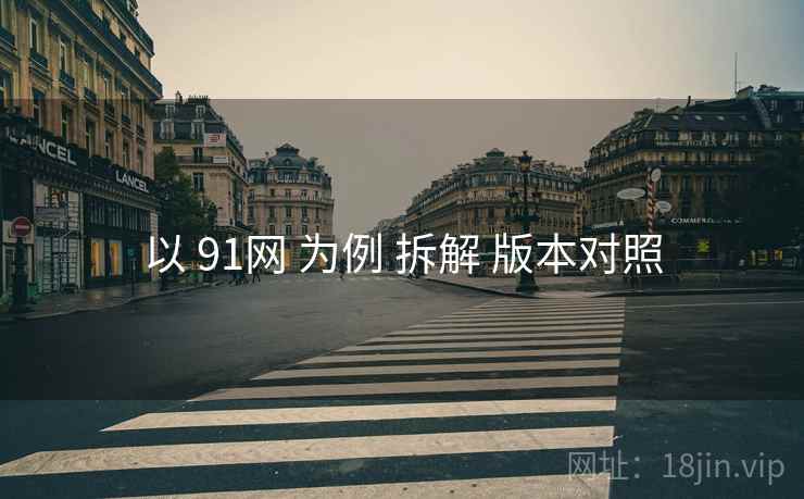 以 91网 为例 拆解 版本对照