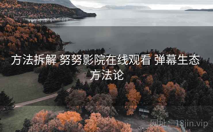 方法拆解 努努影院在线观看 弹幕生态 方法论